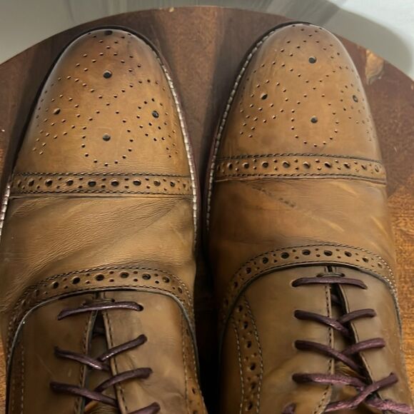 ? JOHNSTON & MURPHY ‘CONRAD’ MENS CAP-TOE OXFORD Shoes Men Sz‎ 11M - EXCELLENT main image 8